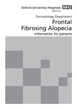 Frontal Fibrosing Alopecia