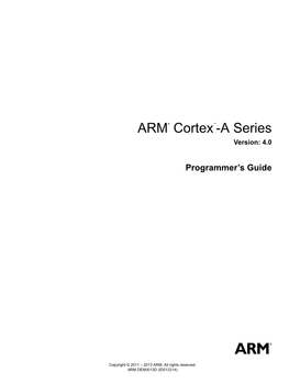 ARM Cortex-A Series Programmer's Guide