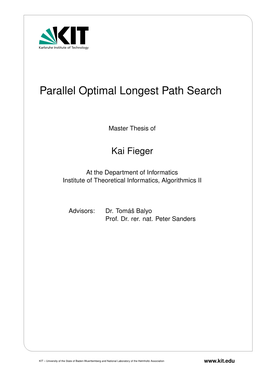 Parallel Optimal Longest Path Search