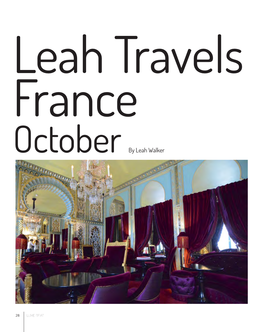 Leah Travels France October