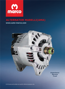 Alternator Marelli 2019