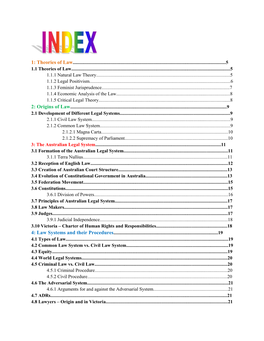 1: Theories of Law