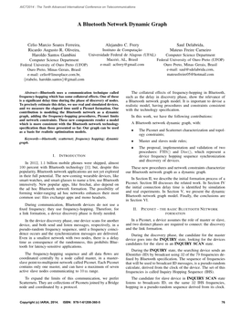 A Bluetooth Network Dynamic Graph