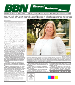 MARCH 15, 2021 BBN BREVARD BUSINESS NEWS Online at Brevardbusinessnews.Com