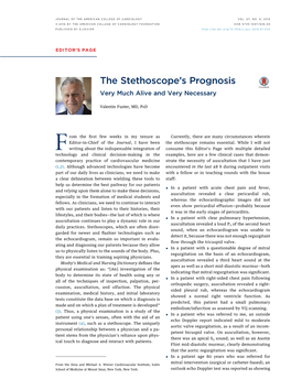 The Stethoscope's Prognosis