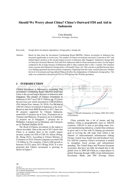 China's Outward FDI and Aid in Indonesia