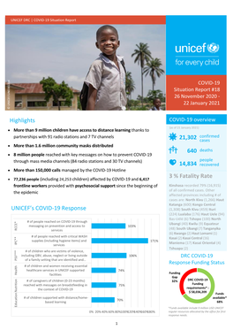 COVID-19 Situation Report #18 26 November 2020