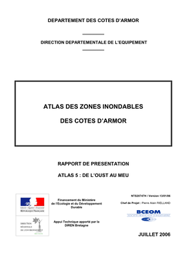 Atlas Des Zones Inondables Des Cotes D'armor