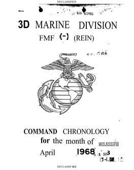 3D MARINE DIVISION FMF (-) (REIN) Fz-7 R'68