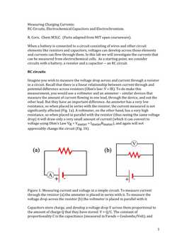 RC Circuits, Electrochemical Capacitors and Electrochromism