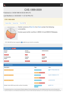 CVE-1999-0009 Published On: 04/08/1998 04:00:00 AM UTC