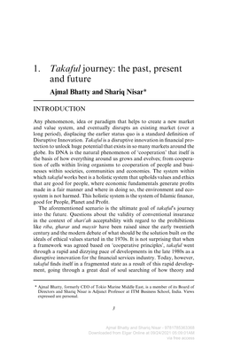 1. Takaful Journey: the Past, Present and Future
