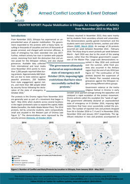 COUNTRY REPORT: Popular Mobilisation in Ethiopia: an Investigation of Activity from November 2015 to May 2017