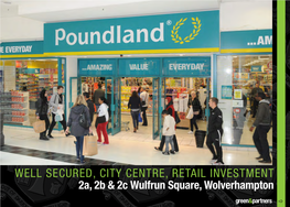 Well Secured, City Centre, Retail Investment
