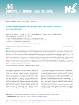 Journal of Nutritional Science