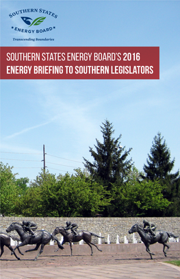 Southern States Energy Board's 2016 ENERGY Briefing to Southern Legislators