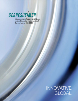 Management Report and Financial Statements of Gerresheimer AG