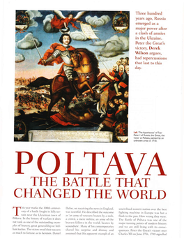 Chapter 13 Poltava the Battle That Changed the World