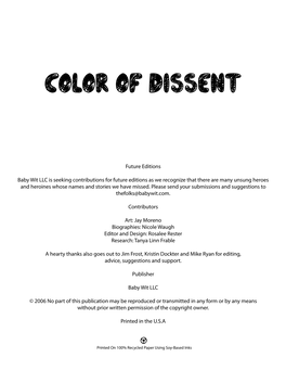 Color of Dissent