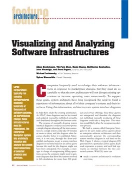 Visualizing and Analyzing Software Infrastructures Architecture