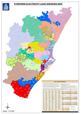 Ethekwini Electricity Load Shedding Map
