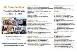 Sommertour 2020