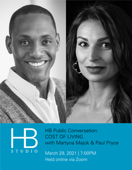 COST of LIVING with Martyna Majok & Paul Pryce