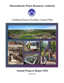 Annual Progress Report on Combined Sewer Overflows