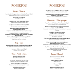 Dining Menu (PDF)