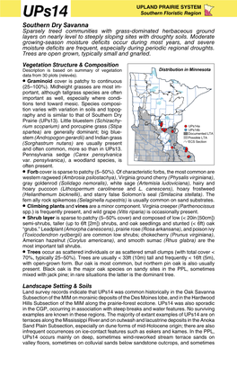 Ups14 Southern Dry Savanna Factsheet