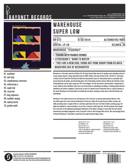 Warehouse SUPER LOW