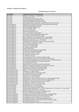 Anlage Für Allgemeinverfügung