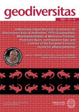 A Messinian (Latest Miocene) Occurrence for Albanerpeton Estes