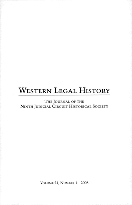 WESTERN LEGAL History