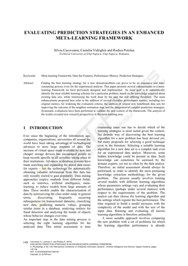 Evaluating Prediction Strategies in an Enhanced Meta-Learning Framework