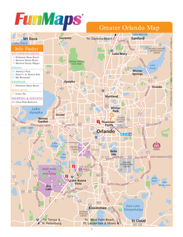 Greater Orlando Map