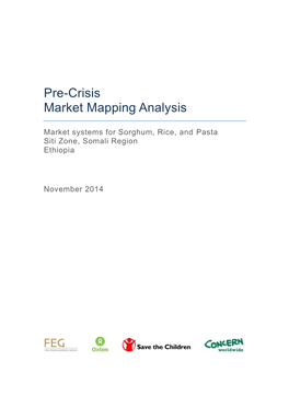 Pre-Crisis Market Mapping Analysis