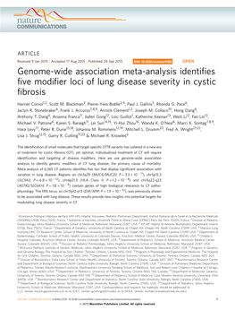 Genome-Wide Association Meta-Analysis Identifies Five