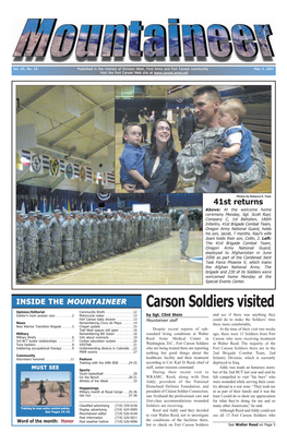 May 4, 2007 Visit the Fort Carson Web Site At