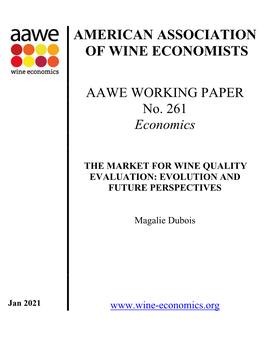 AAWE Working Paper No. 261 – Economics