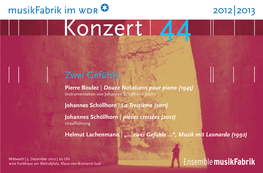 Musikfabrik in WDR | 44