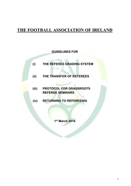 FAI Referee Guidelines