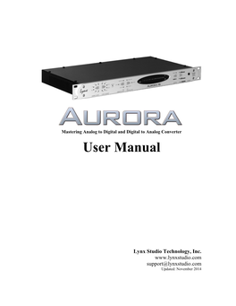 Aurora-Users-Manual-2013 11 19A.Pdf