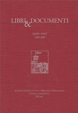 Archivio Storico Civico E Biblioteca Trivulziana Castello Sforzesco Milano