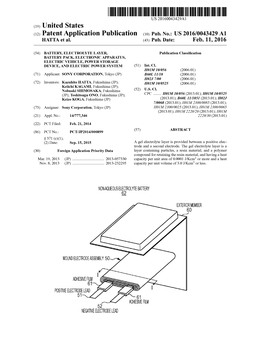 US 2016/0043429 A1 HATTA Et Al