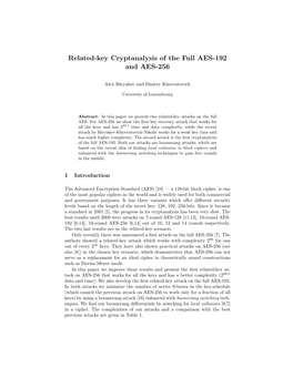 Related-Key Cryptanalysis of the Full AES-192 and AES-256