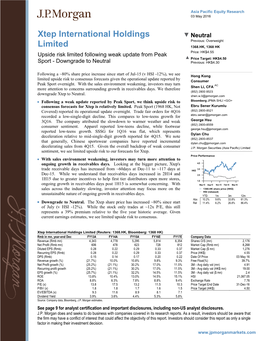 Xtep International Holdings Limited