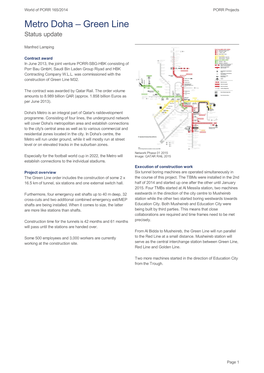 Metro Doha – Green Line — World of PORR