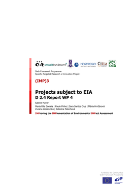 Projects Subject To