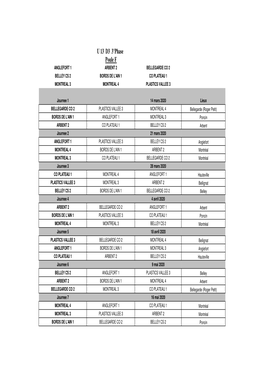 U13 Calendrier 2019-2020 3E Phase .Xlsm